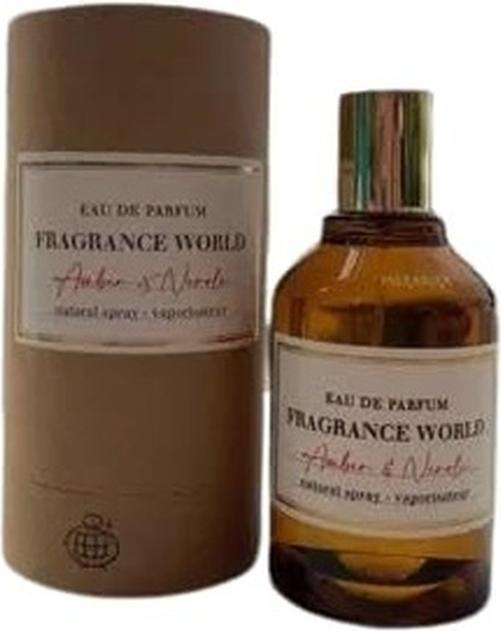 Image du produit Ameer Al Oud Fragrance World Amber & Neroli Eau de Parfum Fresh Citrus Spicy Black Pepper Warm Amber Long-Lasting (Eau de parfum, 80 ml)