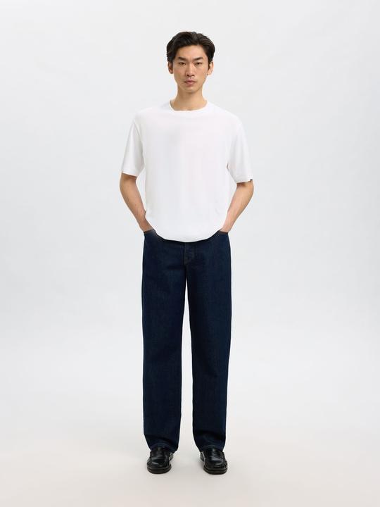 Produktbild Selected Homme Stehkragen Bio-Baumwoll T-Shirt (S)