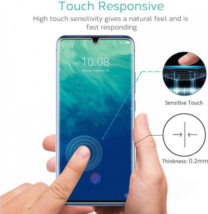 Image du produit Screenguard ZTE Axon 10 Pro Protection en verre blindé Case Friendly Design (1 pcs, ZTE Axon 10 Pro)