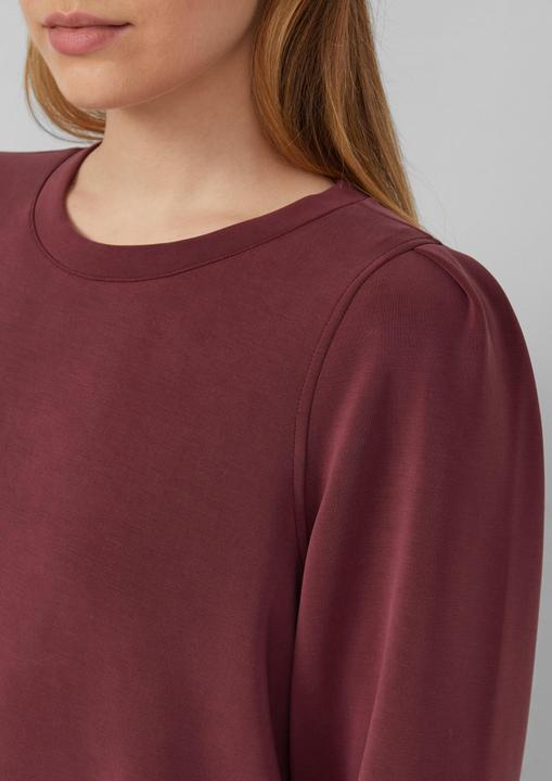 Produktbild s.Oliver Sweatshirt Scuba-Sweatshirt mit Puffärmeln (48)