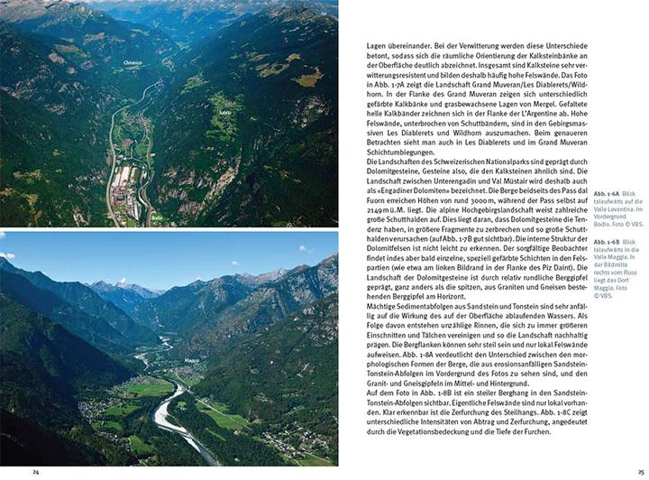 Actual product image Landschaften und Geologie der Schweiz (German, Andreas Baumeler, O. Adrian Pfiffner, 2024)