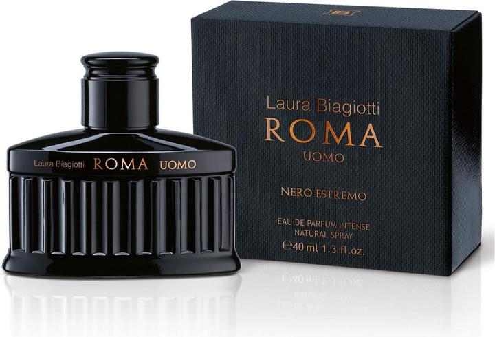 Actual product image Laura Biagiotti Roma Uomo Nero Estremo Eau de Parfum Intense Spr 40 ml (Eau de parfum, 40 ml)