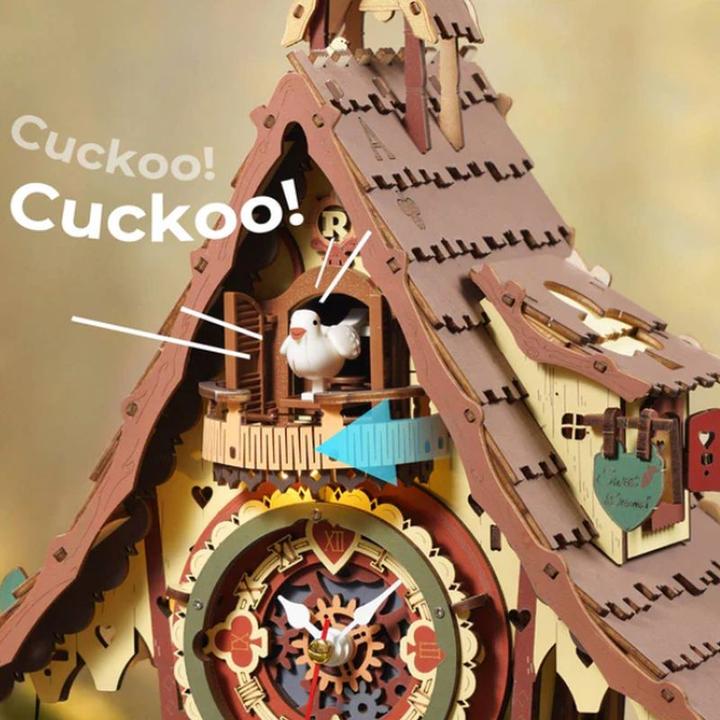 Actual product image Robotime Cuckoo clock