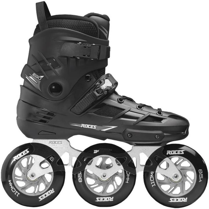 Actual product image Roces - Ego TIF 3x110 - Volwassenen - Skeelers - Zwart - Zilver - 41 (41)
