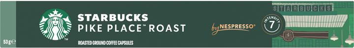 Actual product image Starbucks Pike Place Roast by Nespresso Medium Roasts (10 x Port.)