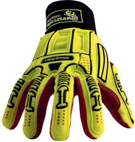 Actual product image HexArmor Rig Lizard 6068108 Synthetic Leather Cut Protection Glove Size (Gloves) (8)