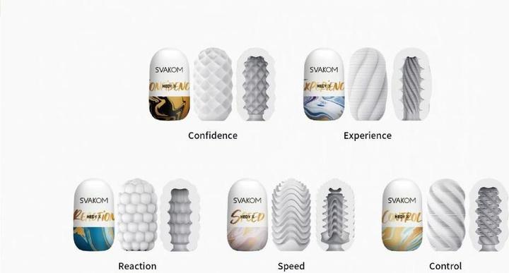 Produktbild Svakom Hedy X Masturbator 5-Pack Mixed Textures