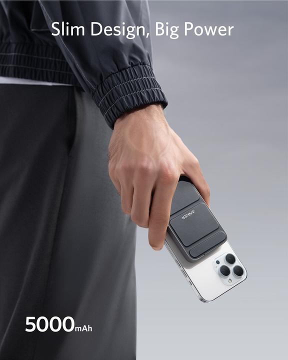 Actual product image Anker 622 Magnetic Battery (MagGo) (5000 mAh, 7.50 W, 18.50 Wh)