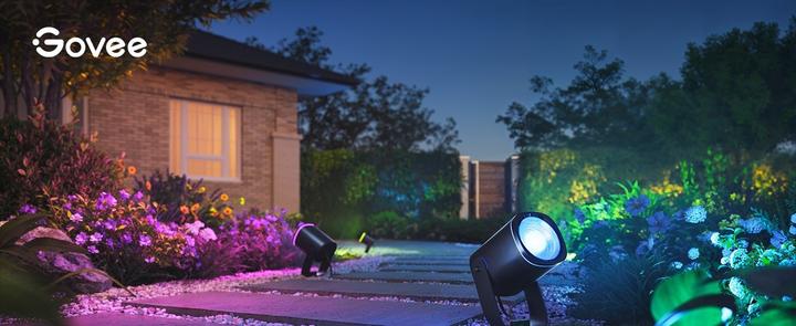 Actual product image Govee Outdoor Spotlights 2-Pack (IP67)