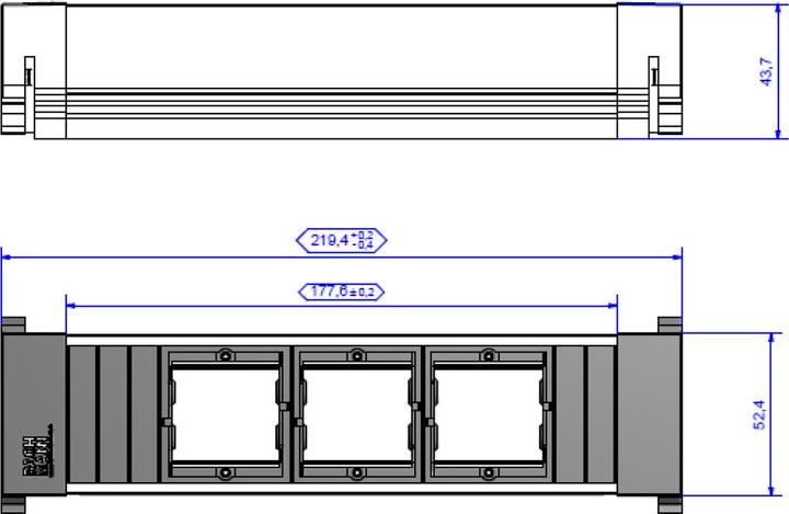 Produktbild Bachmann Power Frame 3xcover Custom (3 x, CEE 7/3)