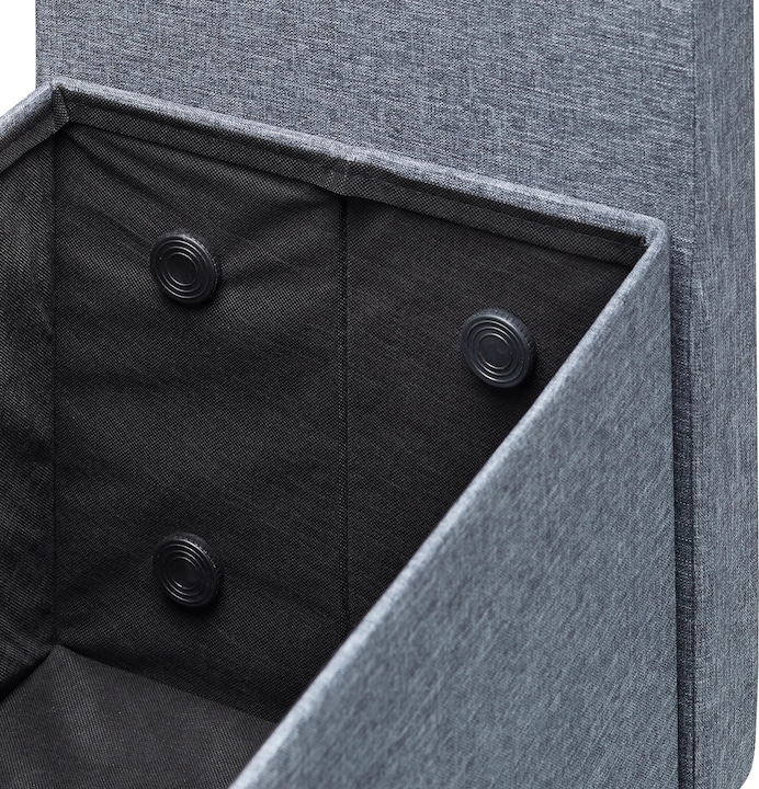 Image du produit Relaxdays Banquette avec dossier et accoudoirs (115 cm)