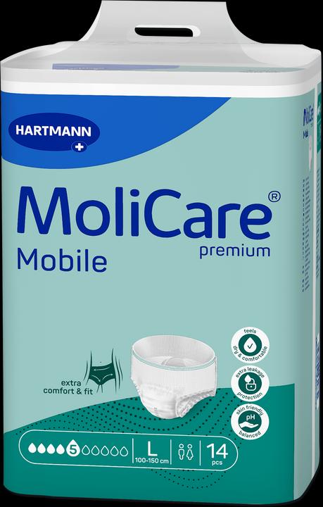 Actual product image MoliCare Mobile 5 Inkontinenz Pants (14 x, L)