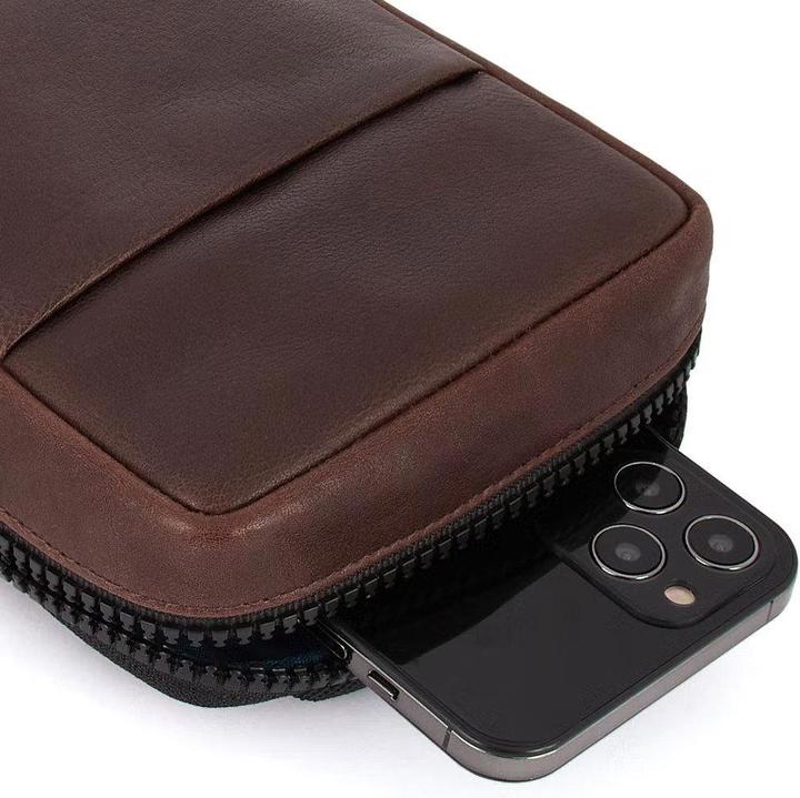 Produktbild Piquadro Harper - Herrenportemonnaie für Smartphone zum Umhängen