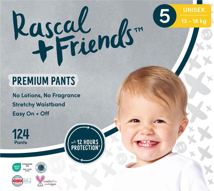 Rascal+Friends Premium Pants (Gr. 5, Monatsbox, 124 Stück)
