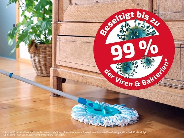Immagine prodotto Leifheit Testa di ricambio Clean Twist Disc Mop microduo (1 pz.)