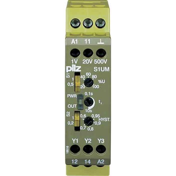 Pilz Relè di monitoraggio della tensione S1UM #827265, Relais