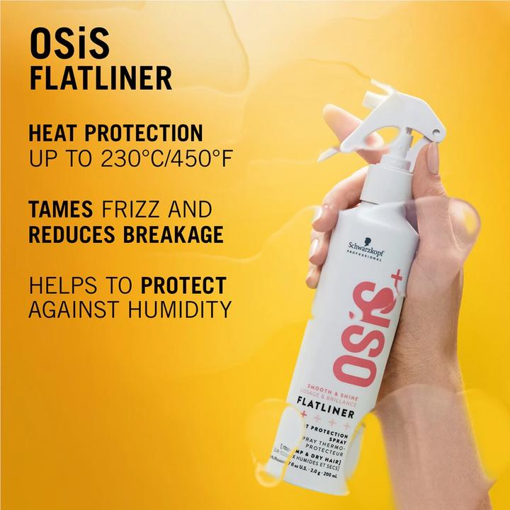 Produktbild Schwarzkopf Professional Osis + Flatiner Heat Protection Spray (200 ml)