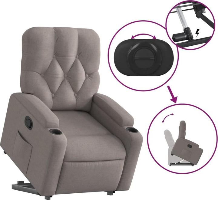 Produktbild vidaXL Relaxsessel mit Aufstehhilfe