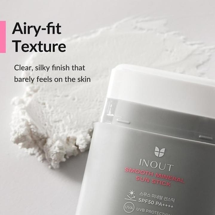 Actual product image Mizon Inout Smooth Mineral Sun Stick SPF50 PA++++ 26g Korean Skincare (Sun stick, SPF 50+, 26 g)