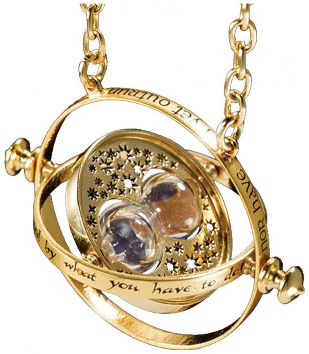 Produktbild Noble Collection Harry Potter Der Zeitumkehrer Sterling Silber vergoldet