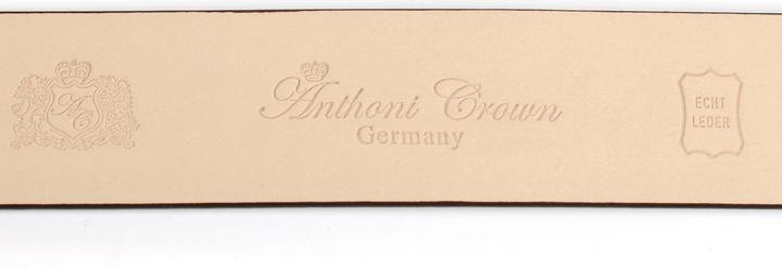 Actual product image Anthoni Crown Leather Belt (100)