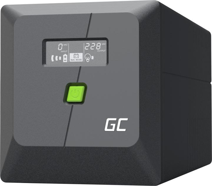 GreenCell GREEN CELL UPS POWERPROOF 700W/1000VA CZYSTA SINUSOIDA (1000 VA, 700 W, Line-interactive UPS)