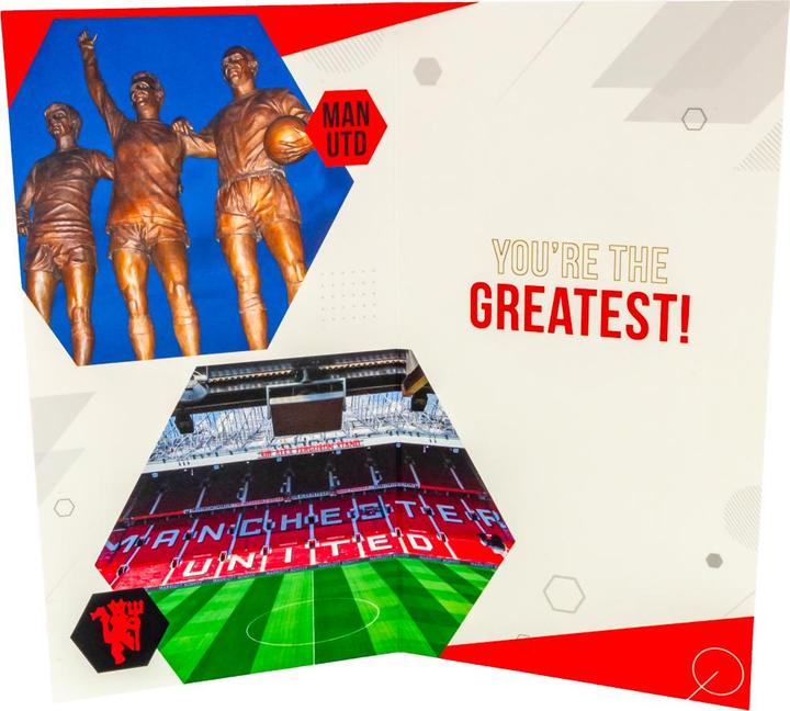 Produktbild Manchester United FC Geburtstagskarte Dad Karton (1 Stk.)