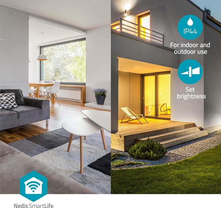 Image du produit Nedis SmartLife Plafonnier Wi-Fi | RGB / Blanc chaud à froid | Rond | Diamètre : 260 mm | 1820 (1820 lm, E27)