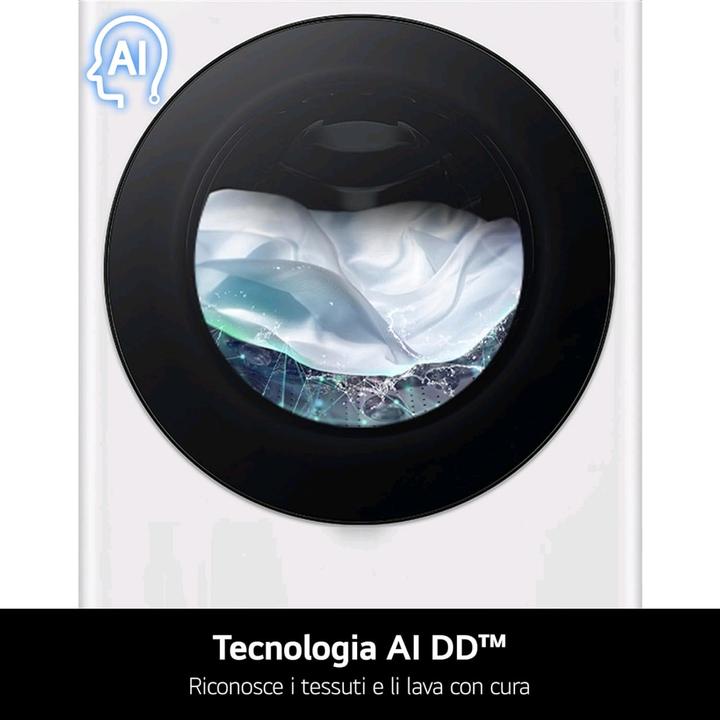 Actual product image LG F2R7S09TSWC (9 kg, Left)