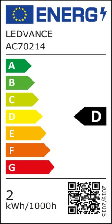 Energy Label Osram LED Leuchtmittel LED Retrofit CLASSIC P 1.8W 840 Frosted E14 Neutralweiss 4099854466984 (E14, 250 lm, 1x)