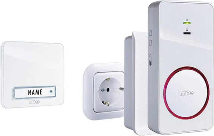 Actual product image Modern-Electronics Bell281 Radio DoorbellSet 1Famile (Funk)