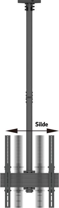 Actual product image Multibrackets Ceiling mount 1x, 40"-70", VESA 100x100 - 400x