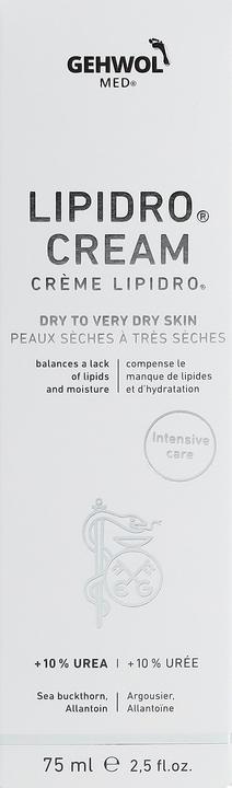 Produktbild Gehwol Lipidro-Creme (Fusscrème & Fussgel, 75 ml)