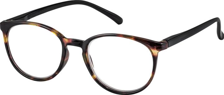 Trisa Lesebrille Shiny Schwarz/Tortoise +2,5 (+2.5)