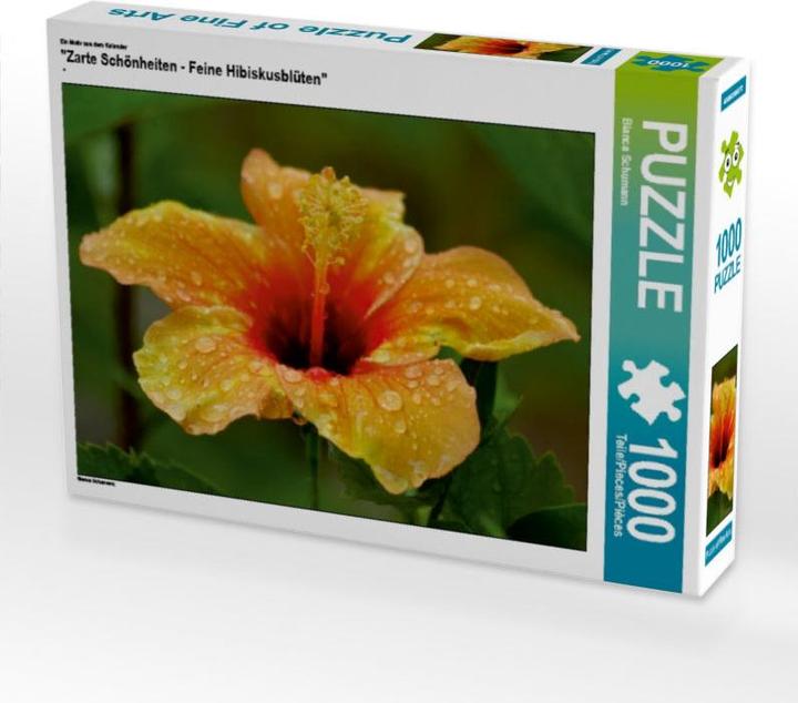 Ein Motiv aus Dem Kalender"Zarte Schönheiten - Feine Hibiskusblüten" 1000 Teile Puzzle Quer (1000 Teile)