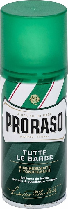 Image du produit Proraso Mousse à raser verte (100 ml, Gel de rasage)