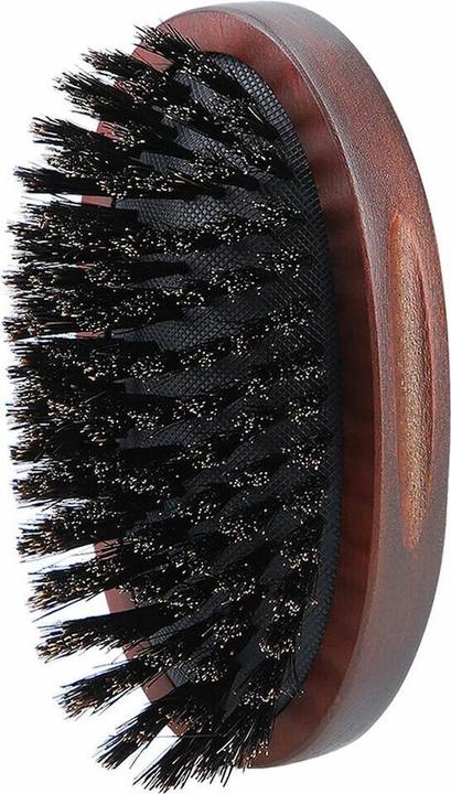 Actual product image Lussoni Men Natural Beard Brush Oval