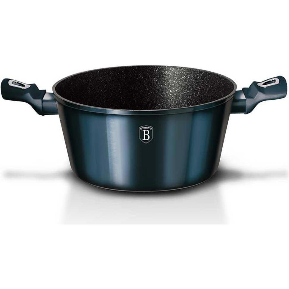 Thumbnail - BerlingerHaus GRANITE POT 24cm AQUAMARINE BH-1879, Pfanne + Kochtopf, Blau