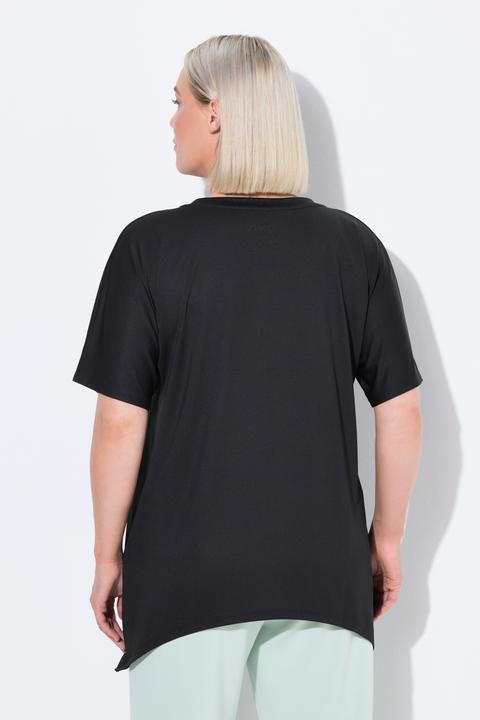 Actual product image Ulla Popken Quick Drying Pointed Hem Stretch Fit Tee (50, 52)