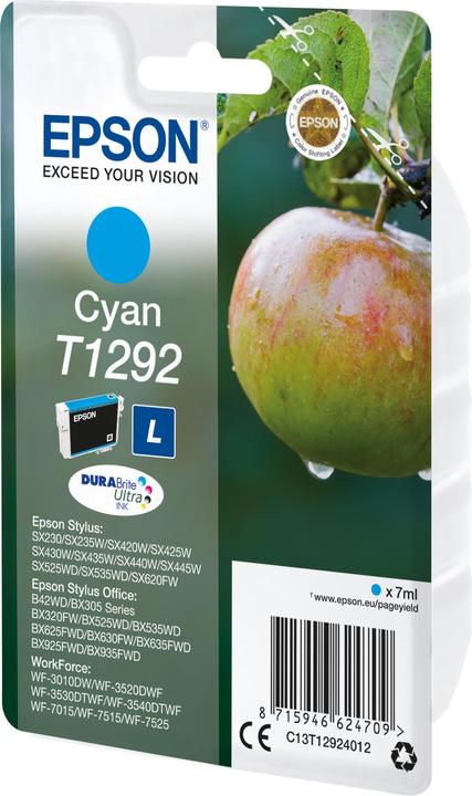 Actual product image Epson Ink Cartr Durabrite Cyan (C)