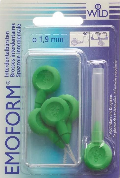 Produktbild Emoform Interdentalbürsten 1.9mm hellgrün (5x, 1.90 mm)