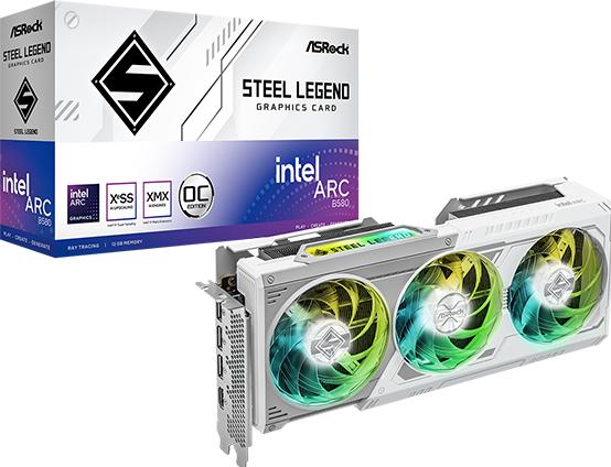 Actual product image AsRock Arc B580 Steel Legend OC (12 GB)