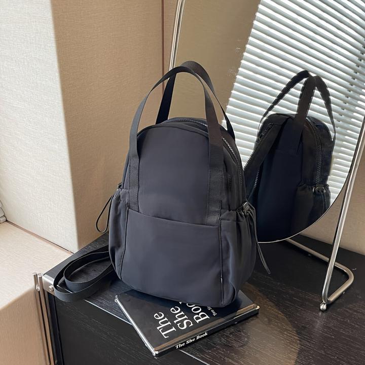 Immagine prodotto Only-Bags.Store Zaino in nylon leggero, borsa a tracolla alla moda, borsa fitness a tinta unita