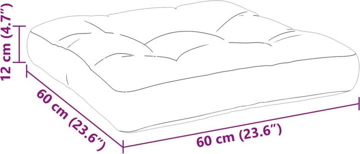 Produktbild vidaXL 10-tlg. Garten-Lounge-Set mit Kissen (50 x 50 cm)