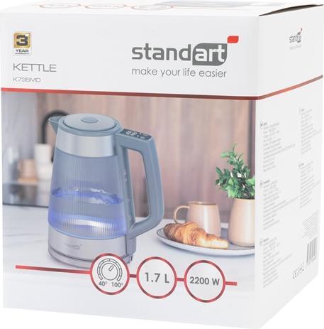 Actual product image Standart Electric kettle K735MD, 1.7 l, transparent (1.70 l)