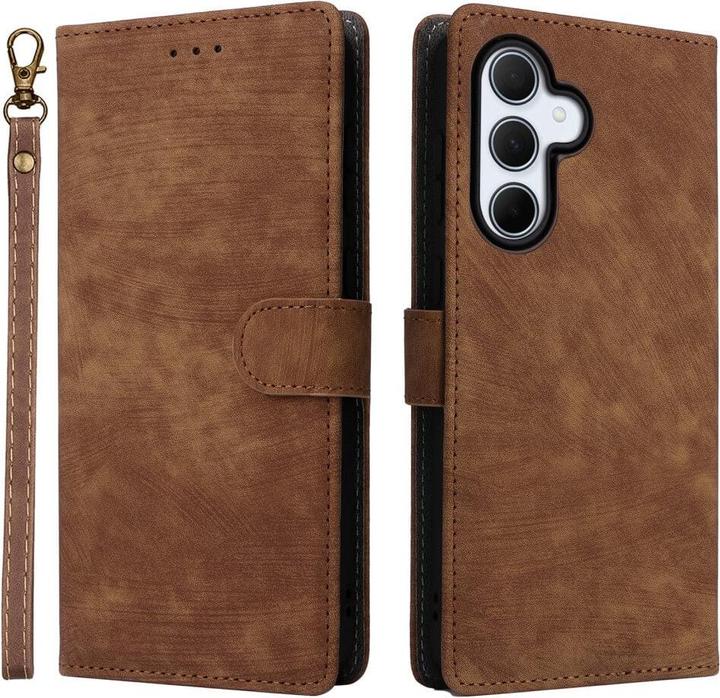 Actual product image Cover-Discount Galaxy A56 5G - Ledertasche mit RFID Blocker (Samsung Galaxy A56)