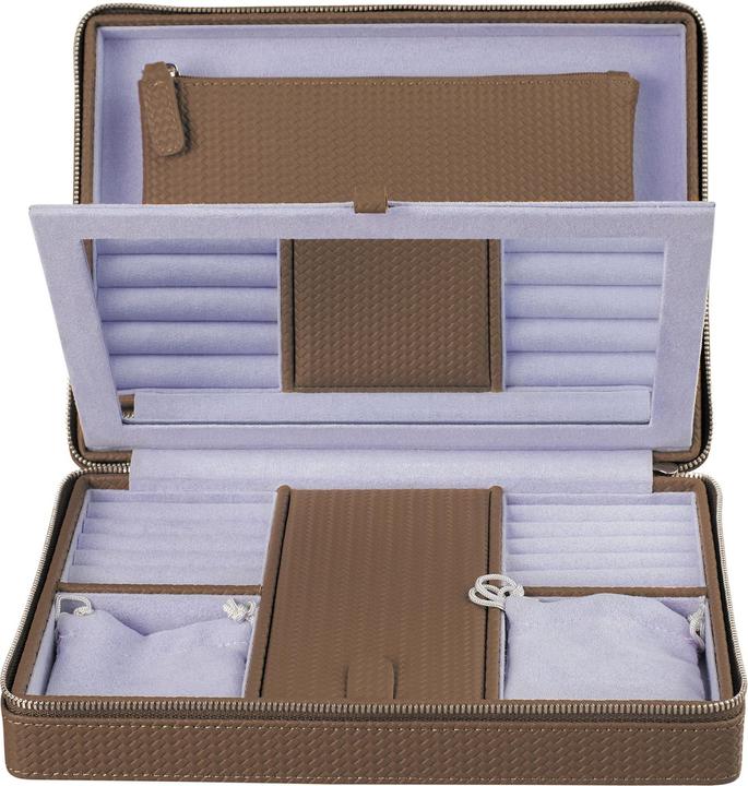 Image du produit Windrose 803949.02 - Boîte à bijoux zippée Corbello mocca