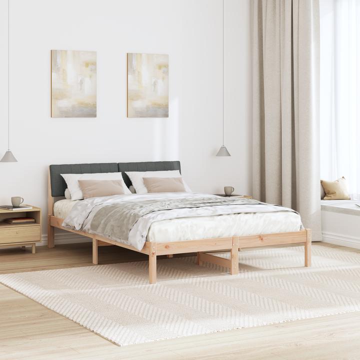Actual product image vidaXL Plattformbettgestell (135 x 190 cm)