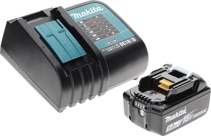 Produktbild Makita DCL 181 FRT1 W Akku Staubsauger 18 V Weiss + 1x Akku 5,0 Ah + Ladegerät