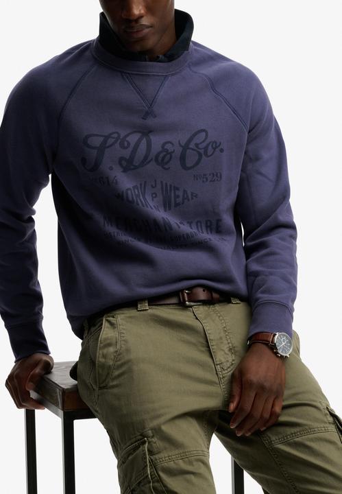 Produktbild Superdry The Merchant Store - Sweatshirt mit Vintage-Print (S)